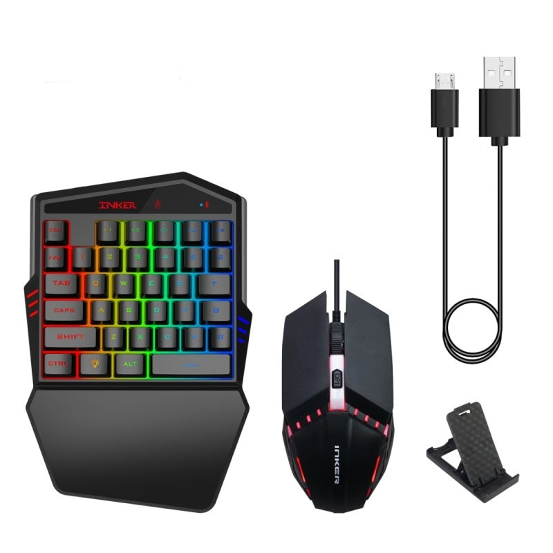 Gaming Keyboard Thron One Mouse Set