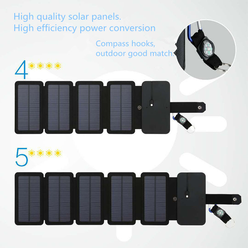 Outdoor Folding Solar Panel Charger