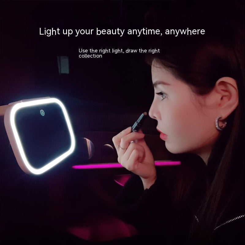 Car Makeup Mirror with Led Light