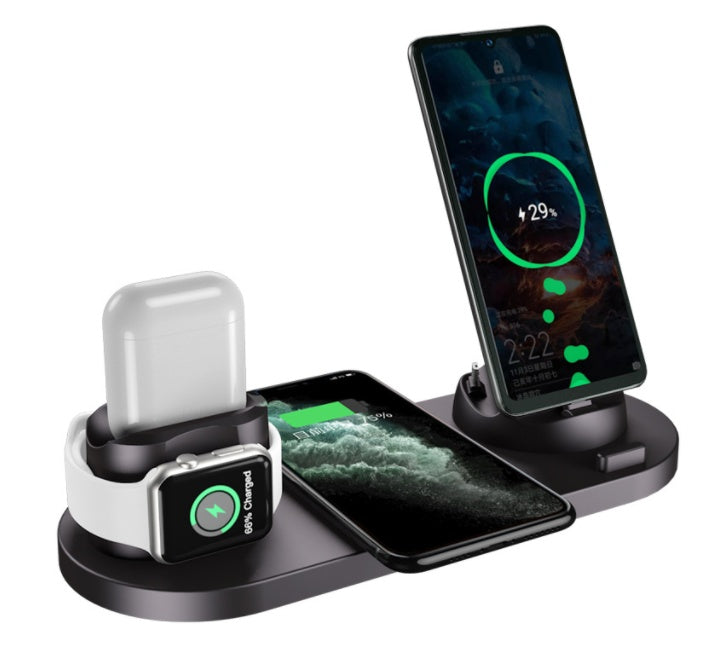 6-In-1 Wireless Charging Dock Station