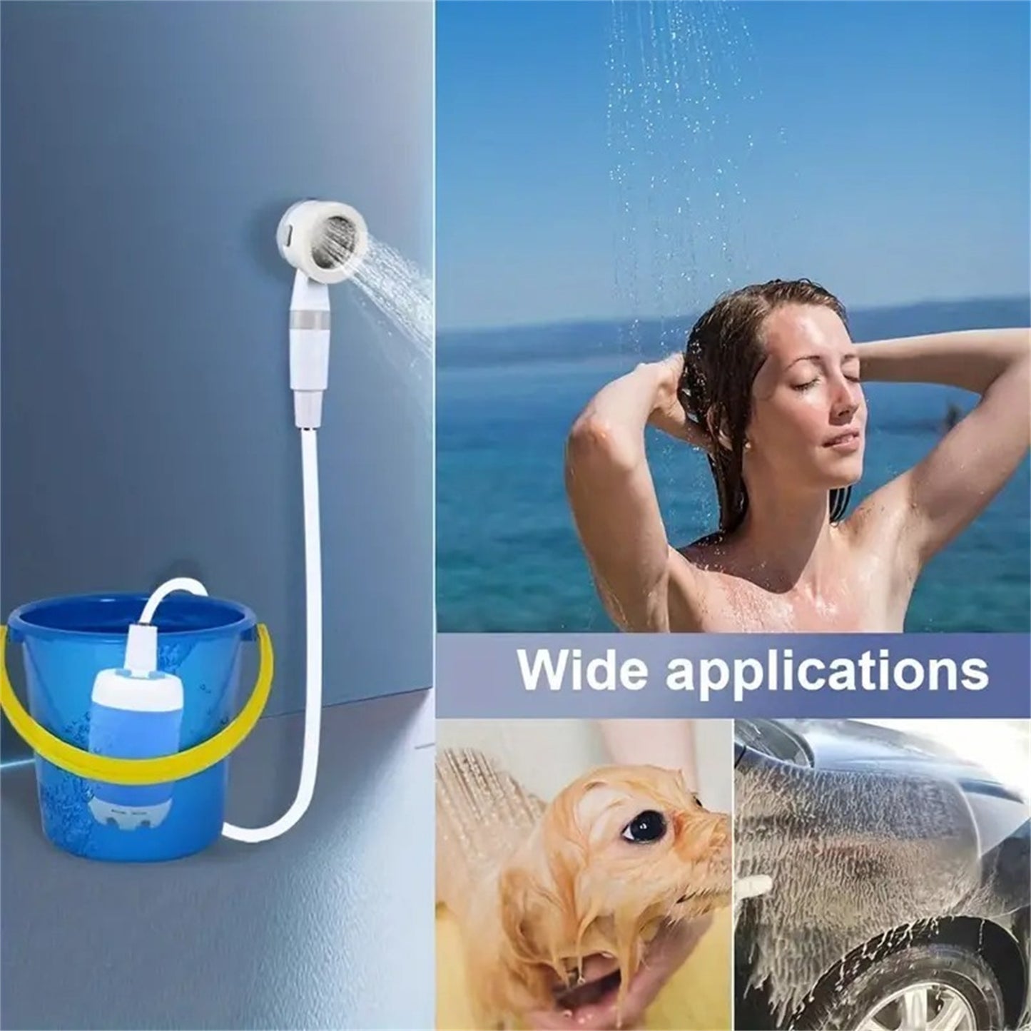 Portable Electric Outdoor Camping Shower