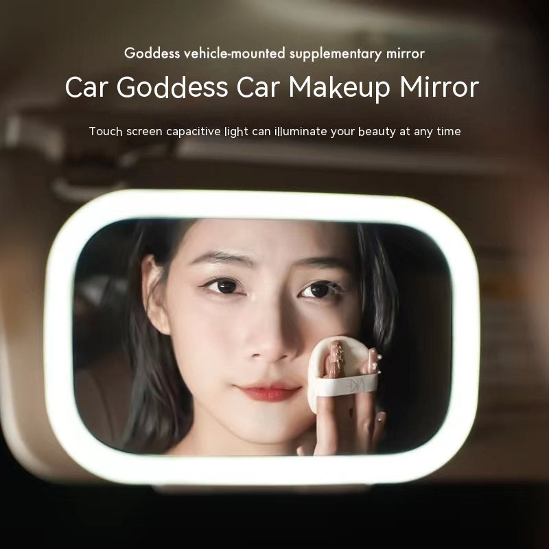 Car Makeup Mirror with Led Light