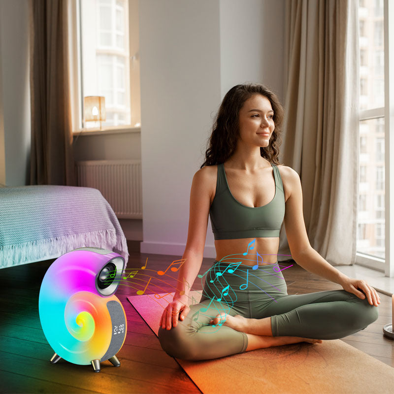 Smart Conch RGB Atmosphere Bluetooth Speaker Lamp